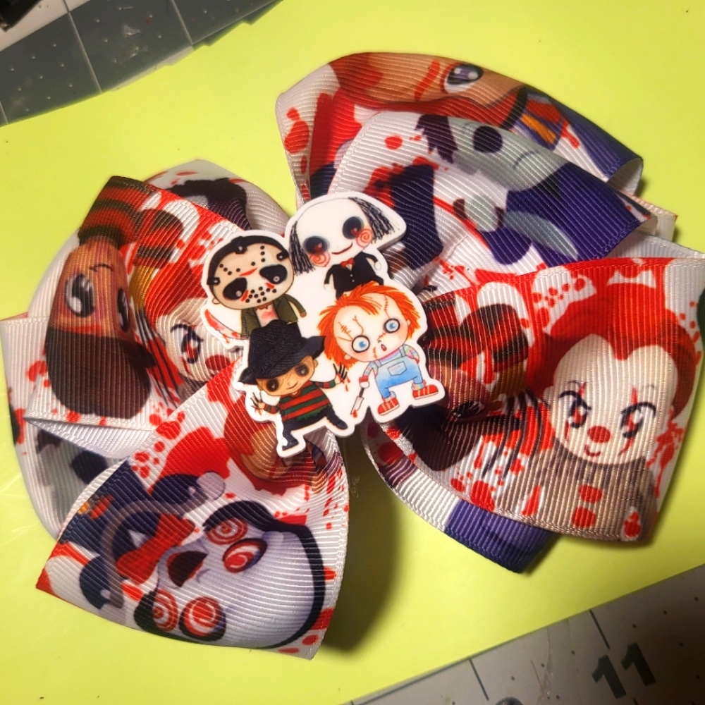 Horror Movie Hair Bow